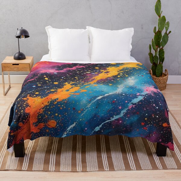 Item preview, Pollock Cosmic Chaos Abstract Galaxy Drip Painting designed and sold by yellowwpaint.
