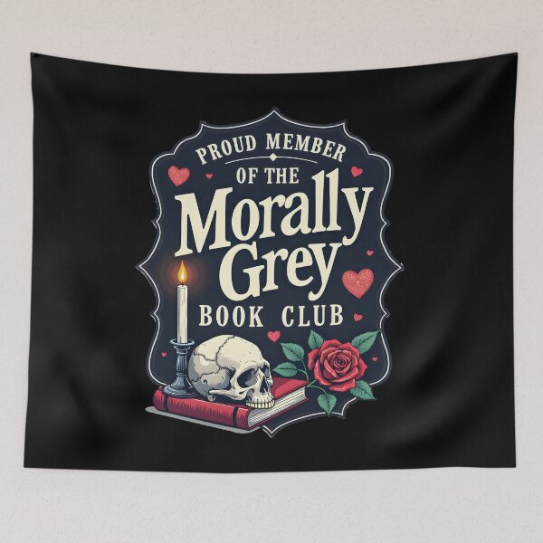 Item preview, Morally Grey Merch Dark Romance Romantasy Smutty Book Lover designed and sold by DesignsByAnett.