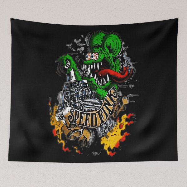 Item preview, Cartoon Groovy Rat Rod Hot Vintage Monster designed and sold by Kurt-Gigantic.