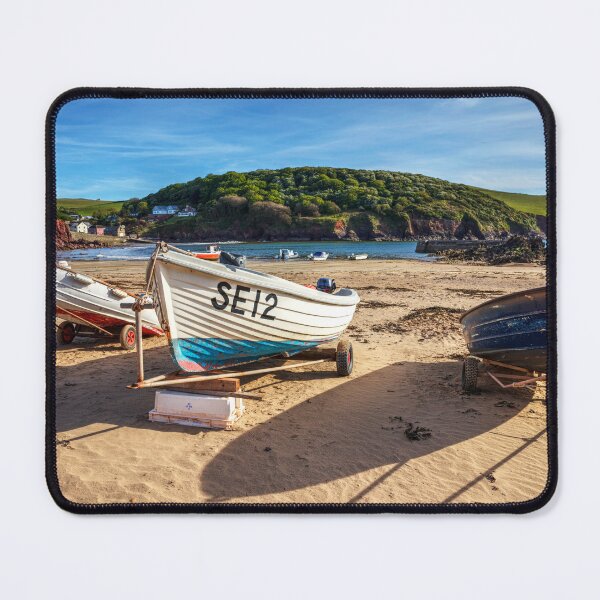 Item preview, Hope Cove, Devon, Boats Resting on Sandy Shore designed and sold by Paul Thompson Photography.