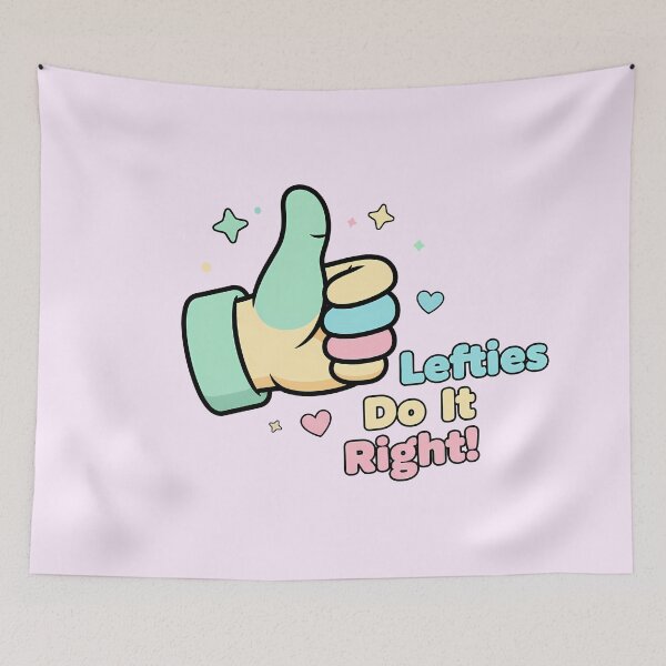 Item preview, Lefties Do It Right Sticker – National Left Handers Day designed and sold by Vrixat.