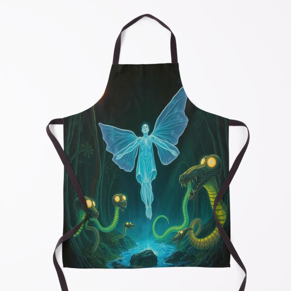 Item preview, Hybrid Horizon – between wildlife & unknown life: glowing soul meets serpent shadows designed and sold by FotoworldEdel.