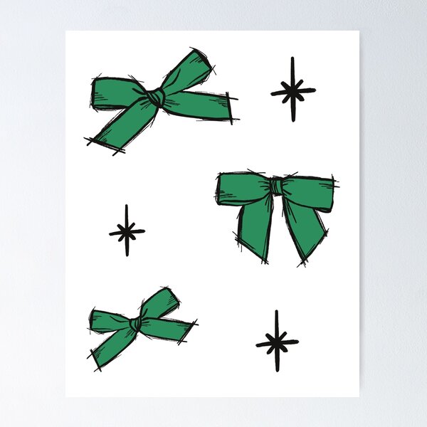 Item preview, Green Coquette Bows Set designed and sold by ratgirlonyx.