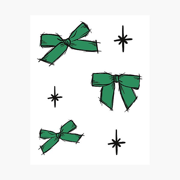 Item preview, Green Coquette Bows Set designed and sold by ratgirlonyx.