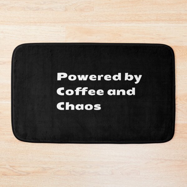 Item preview, Powered by Coffee and Chaos designed and sold by GeroZi.