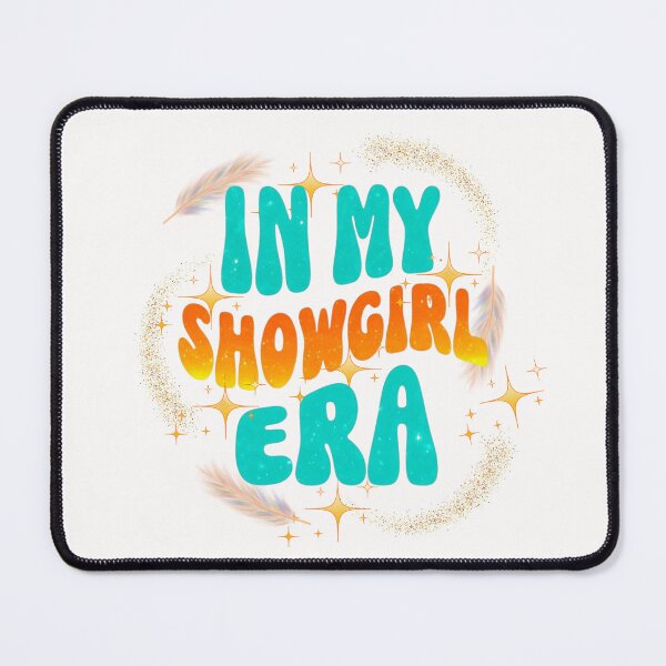 Item preview, In My Showgirl Era – Orange & Teal Glitter and Feathers Aesthetic Design designed and sold by CreatedbyKandJ.
