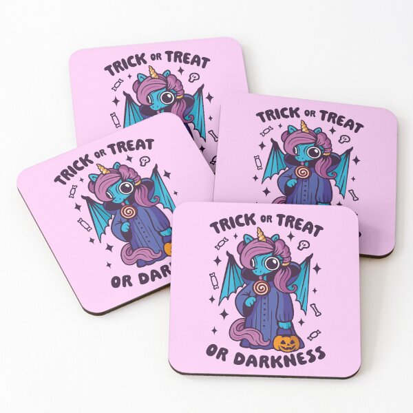 Item preview, Pony Bat Cute Halloween Unicorn - Trick Treat or Darkness designed and sold by Maud Tee Art.