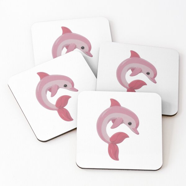 Item preview, pink dolphin  designed and sold by viviofthevalley.