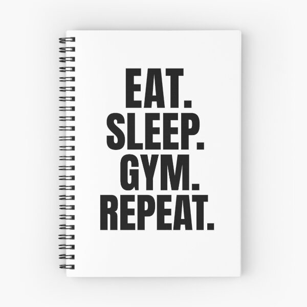 Item preview, Comer. Dormir. Gimnasio. Repetir. – Cita divertida sobre estilo de vida fitness designed and sold by Howling Ink.