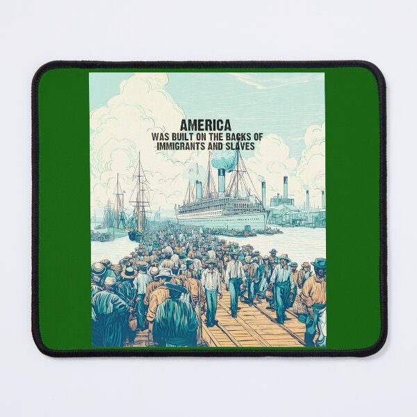 Item preview, America's Foundation: Immigrants & Laborers | PERFECT GIFT FOR YOU AND FRIENDS designed and sold by TiborBako.