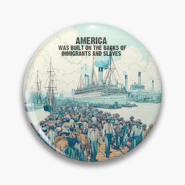 Item preview, America's Foundation: Immigrants & Laborers | PERFECT GIFT FOR YOU AND FRIENDS designed and sold by TiborBako.