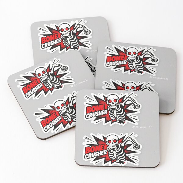 Item preview, Bone Crusher Anime Skeleton – Overpowered Hero Sticker designed and sold by Artritz.
