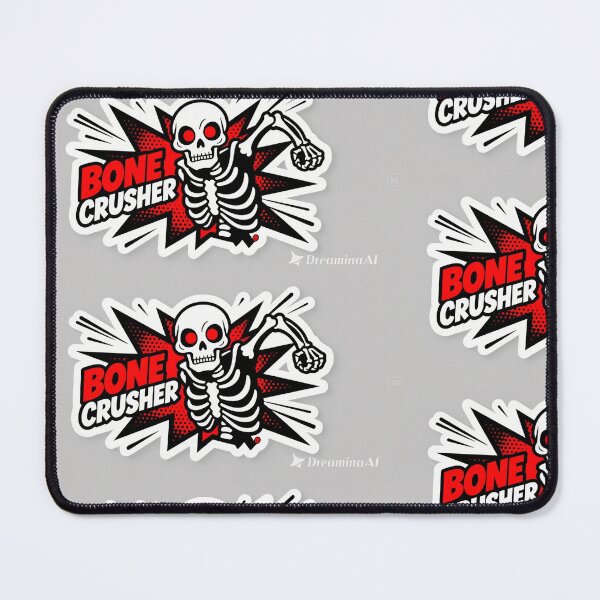 Item preview, Bone Crusher Anime Skeleton – Overpowered Hero Sticker designed and sold by Artritz.