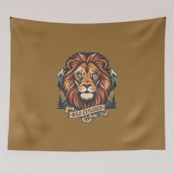 Item preview, Lion - The Wild Explorer designed and sold by Studio Yvonne .