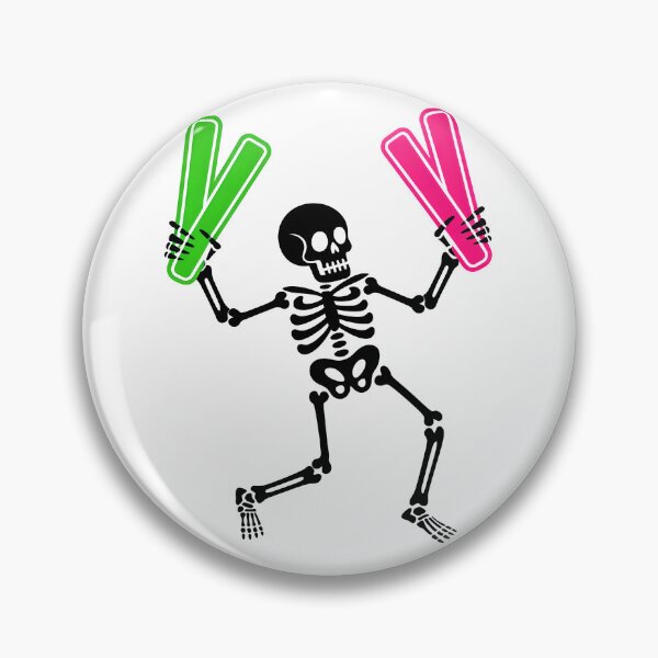 Item preview, Neon Rave Skeleton Dance Party Glow Stick designed and sold by Shoot-The-Moon.
