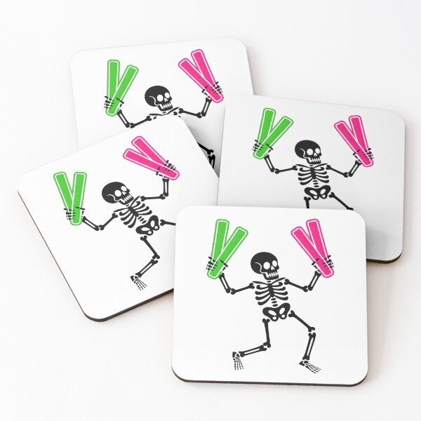 Item preview, Neon Rave Skeleton Dance Party Glow Stick designed and sold by Shoot-The-Moon.