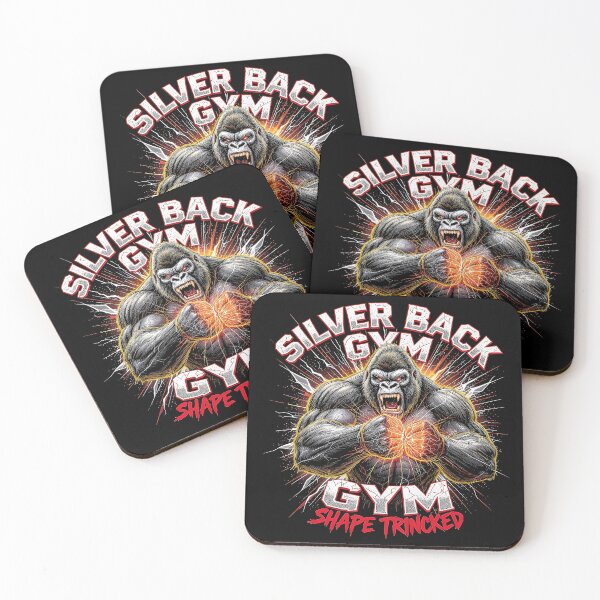 Item preview, Silverback Gym T-Shirt | Gorilla Strength Bodybuilding Motivation designed and sold by El Hermano Gym.
