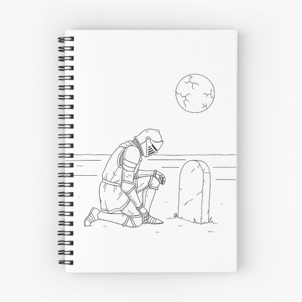 Item preview, Fallen Warrior - Knight at Grave Dark Souls Art designed and sold by OutterFit.