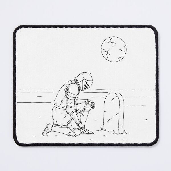 Item preview, Fallen Warrior - Knight at Grave Dark Souls Art designed and sold by OutterFit.