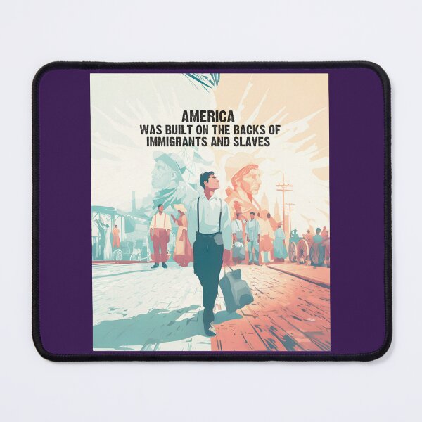 Item preview, America Built by Immigrants & Laborers | PERFECT GIFT FOR YOU AND FRIENDS designed and sold by TiborBako.