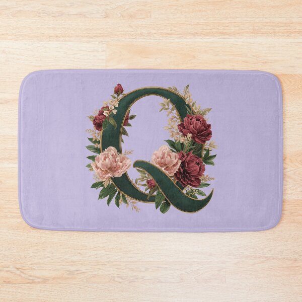 Item preview, Elegant Floral Monogram Letter Q – Botanical Peony & Rose Initial Art | Personalized Gift, Feminine Nature Design designed and sold by AmenAlways.