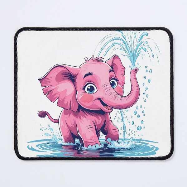 Item preview, Playful Pink Baby Elephant designed and sold by 0606PM.