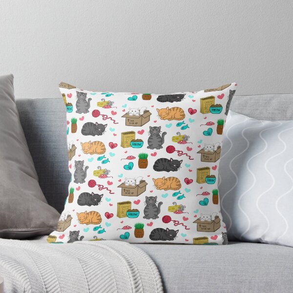 Item preview, Kitty Cat Stickers | Cat Pattern | Cozy Cats | Gift for Cat Lovers designed and sold by ScribbL-ScrabbL.