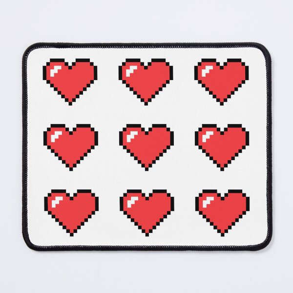 Item preview, Red Pixel Hearts Set [x9] designed and sold by ratgirlonyx.