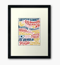 Vine app art Framed Print
