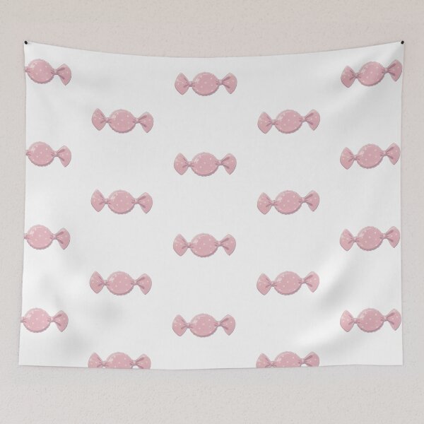 Item preview, coquette pink wrapped candy designed and sold by viviofthevalley.