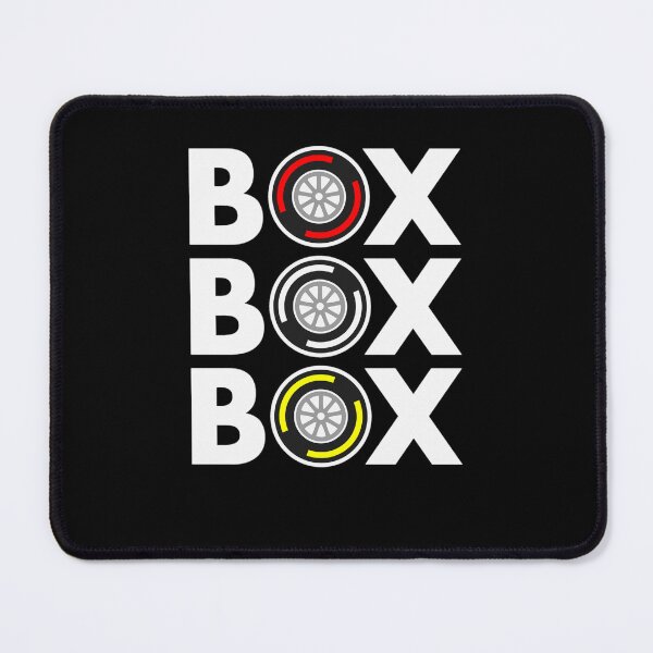 Item preview, Box Box Box F1 Tyre Compound White Text Design designed and sold by EckhardVetter.