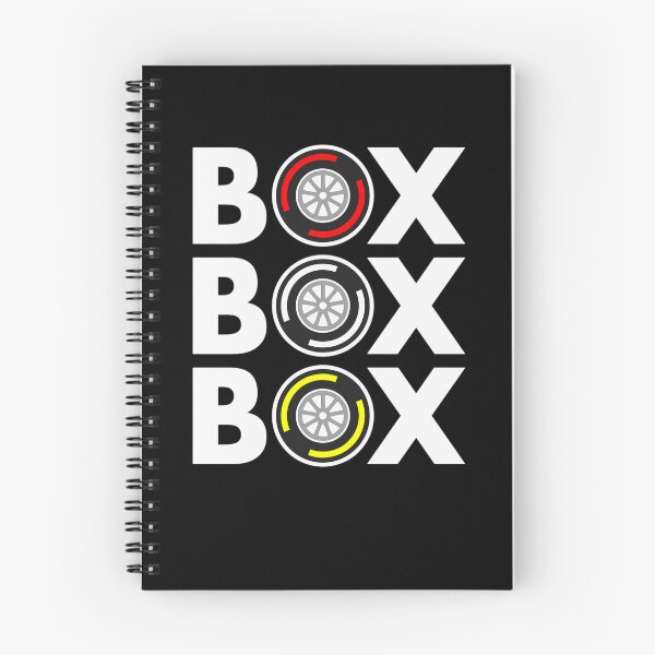 Item preview, Box Box Box F1 Tyre Compound White Text Design designed and sold by EckhardVetter.