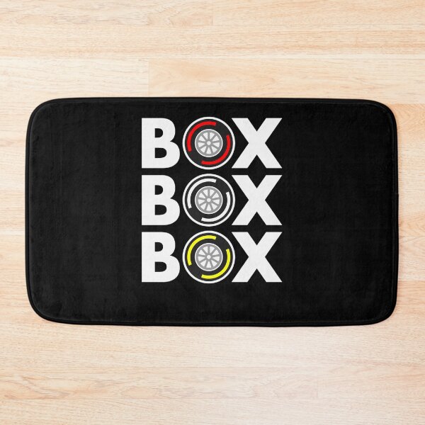 Item preview, Box Box Box F1 Tyre Compound White Text Design designed and sold by EckhardVetter.