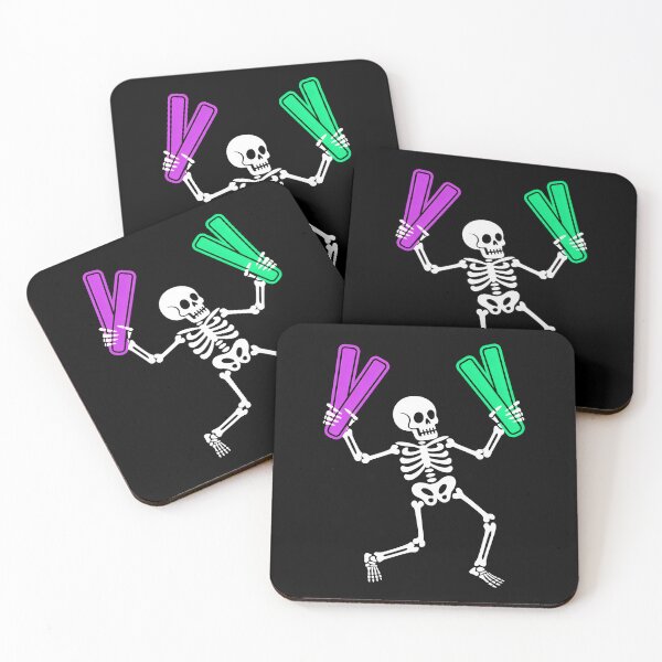 Item preview, Neon Rave Skeleton Dance Party Glow Stick designed and sold by Shoot-The-Moon.