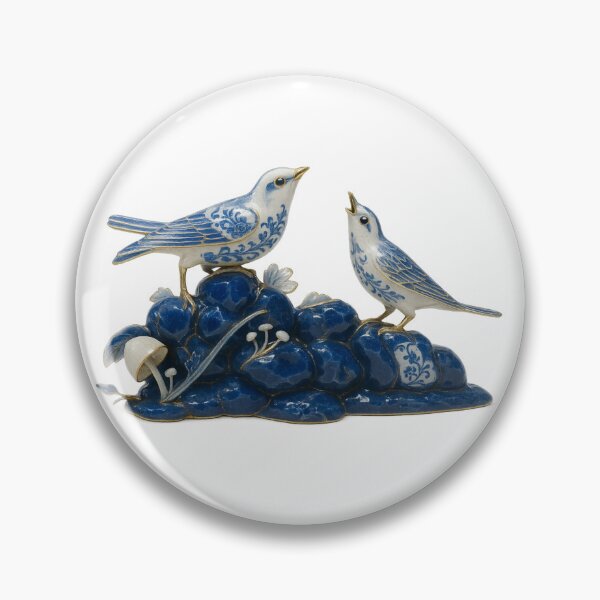 Item preview, Porcelain American Pipit Bird Design designed and sold by Avid Imprints.
