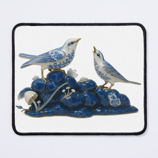 Item preview, Porcelain American Pipit Bird Design designed and sold by Avid Imprints.