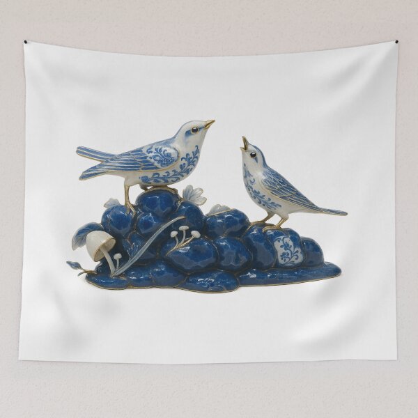 Item preview, Porcelain American Pipit Bird Design designed and sold by Avid Imprints.