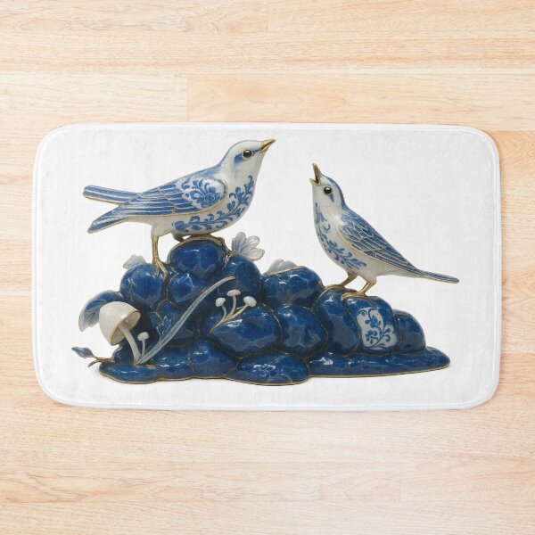 Item preview, Porcelain American Pipit Bird Design designed and sold by Avid Imprints.