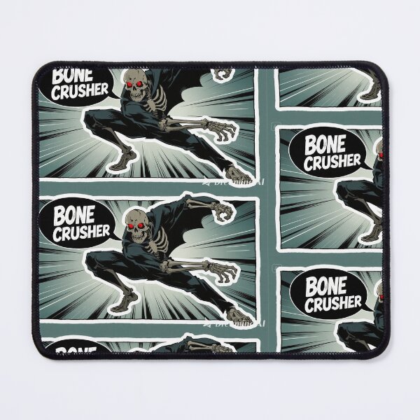 Item preview, Over-the-Top Anime Skeleton Meme – Bone Crusher Sticker designed and sold by Artritz.
