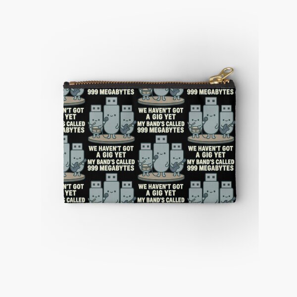 Item preview, 999 Megabytes Band – Funny Tech and Music Pun Design designed and sold by TeeTimeTreasure.