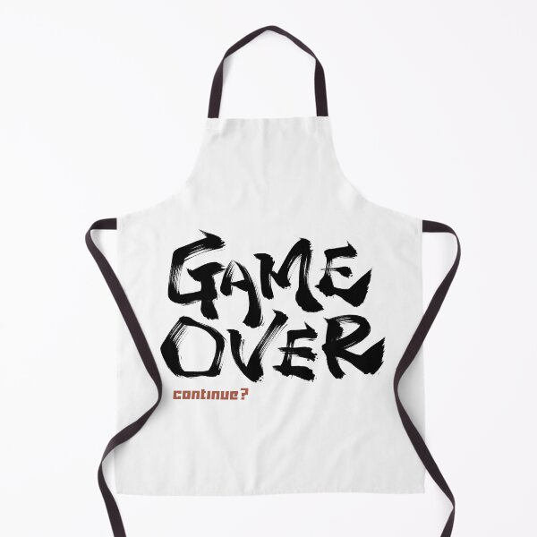 Item preview, Game over continue?  Japanese style calligraphy art for game lover designed and sold by Necokite.