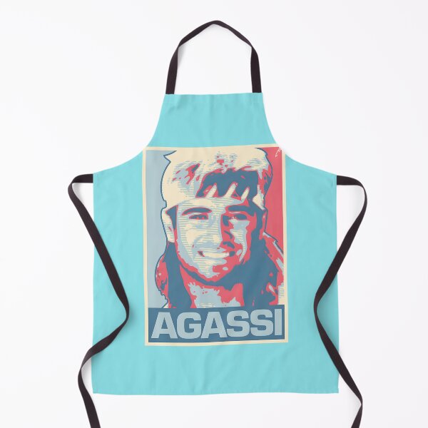 Item preview, Retro Agassi Portrait | PERFECT GIFT FOR YOU AND FRIENDS designed and sold by ThulaniNcube.