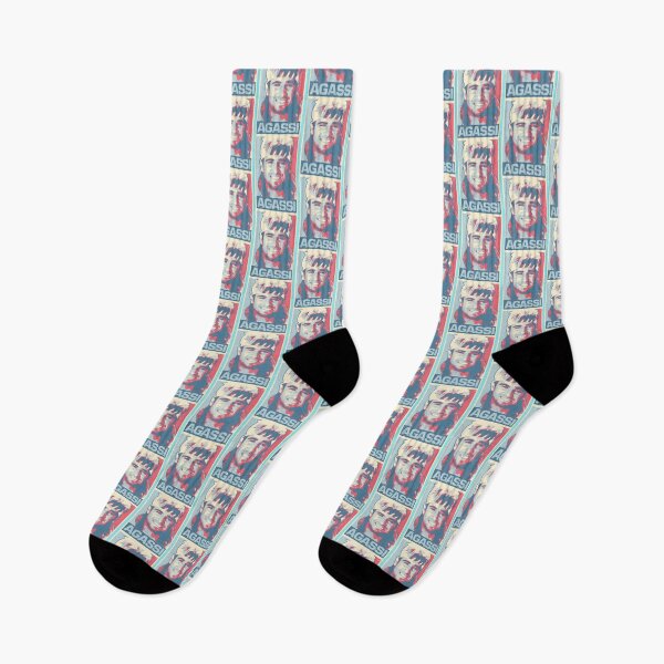 Item preview, Retro Agassi Portrait | PERFECT GIFT FOR YOU AND FRIENDS designed and sold by ThulaniNcube.