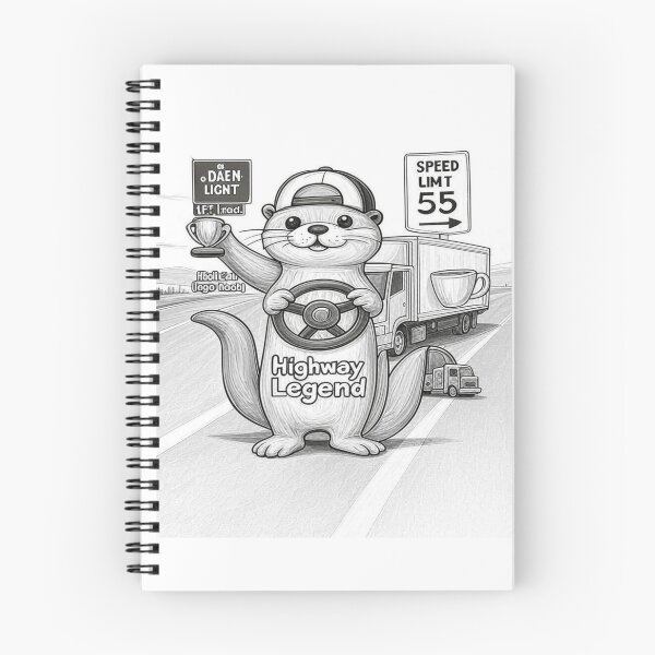 Item preview, Otter Trucker Anatomy Chart – Funny Gift designed and sold by SHOP SOUS⭐⭐⭐⭐⭐.