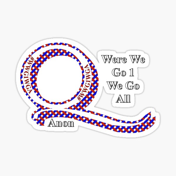Q WWG1WGA Sticker