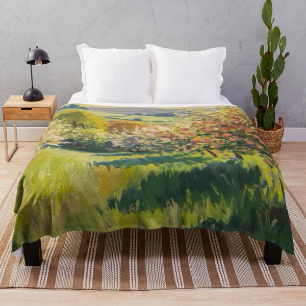 Item preview, Blossoming Orchard in Spring – French Countryside Impressionist Painting designed and sold by CARRAANN.
