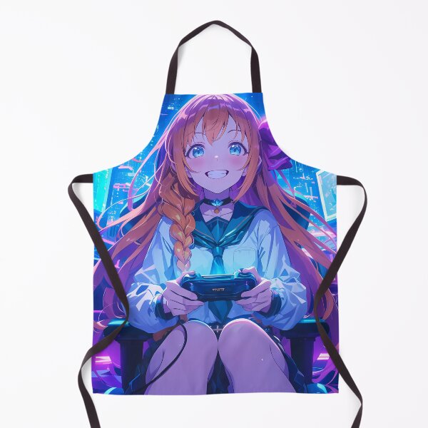 Item preview, Pecorine Princess Connect Game Girl Waifu Neon Joy Gamer Chair designed and sold by HumbertoValveno.