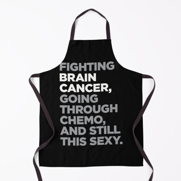 Item preview, Brain Cancer Chemo Inspirational Quote designed and sold by MelittaKaiser.