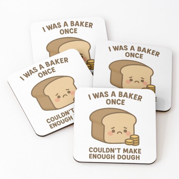 Item preview, Baker Pun Couldn’t Make Enough Dough Funny Bread Design designed and sold by TeeTimeTreasure.