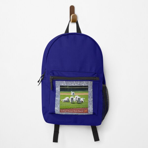 Item preview, Tribal Home Run Paws – Dogs Playing Baseball with Hmong Pattern designed and sold by PimTribe.
